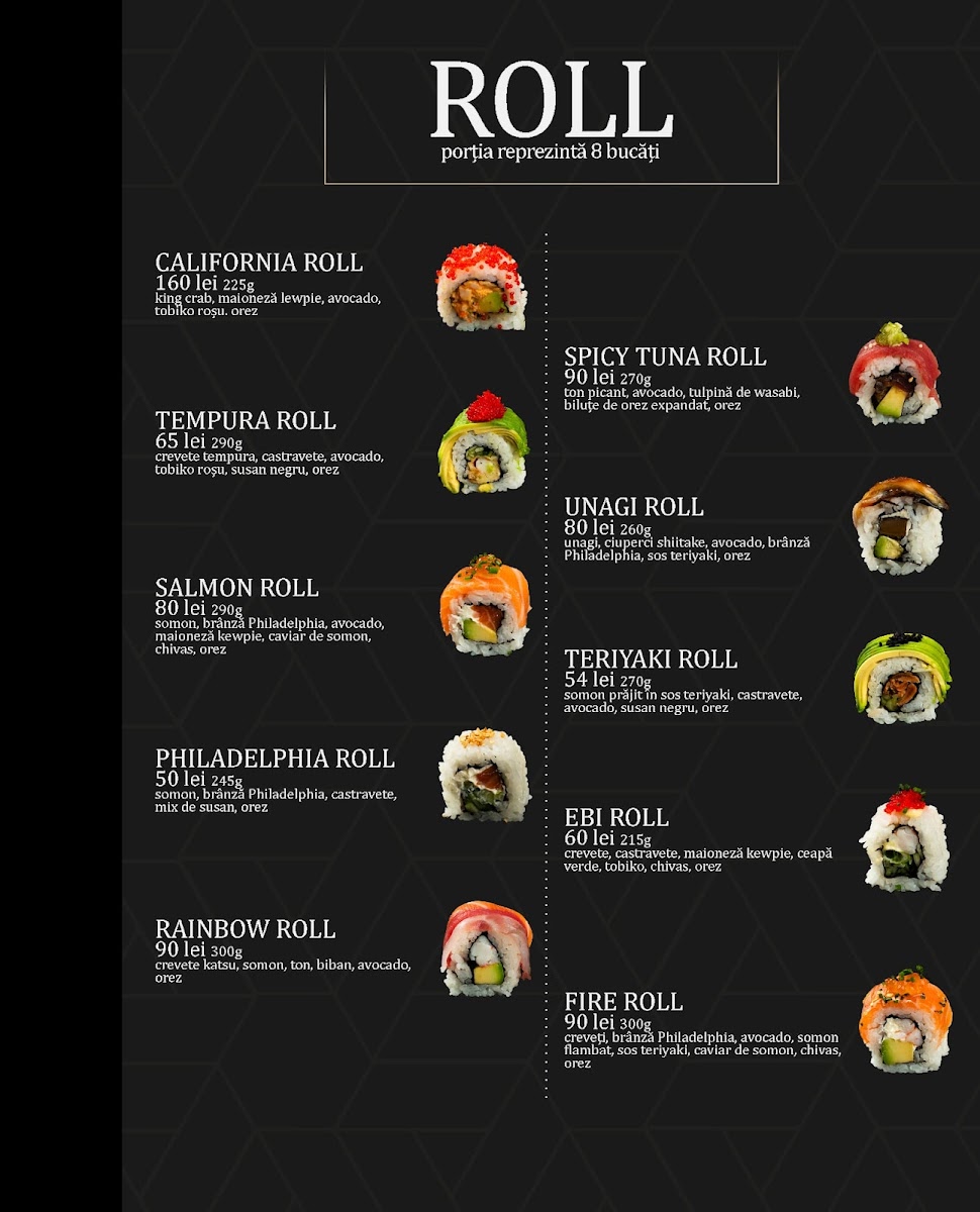 Sushi Omakase Photo Menu 1