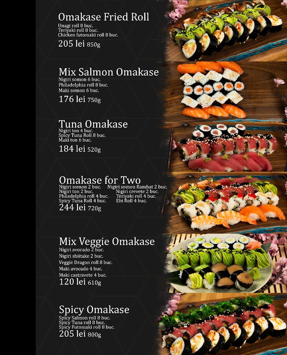 Sushi Omakase Photo Menu 10