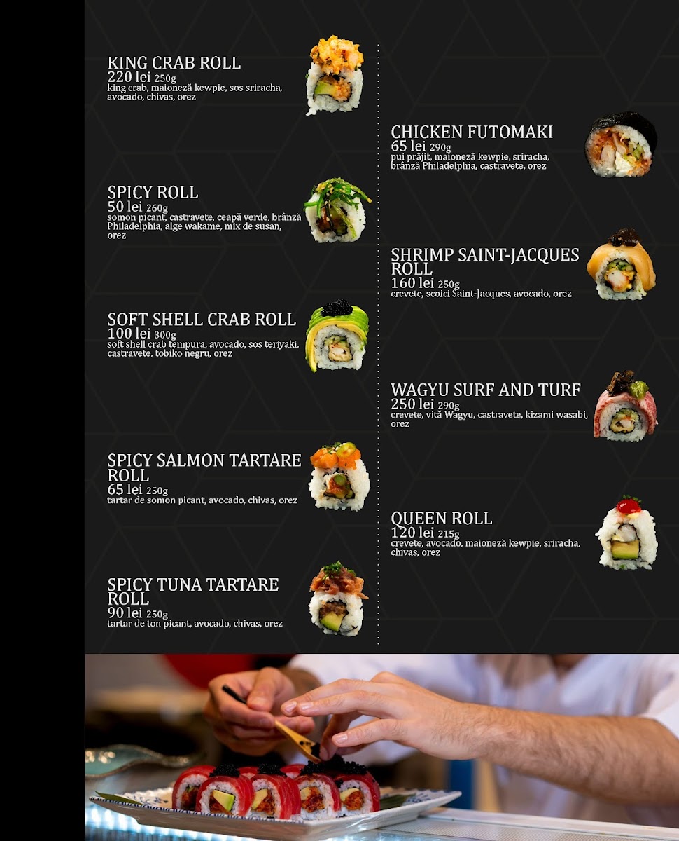 Sushi Omakase Photo Menu 3