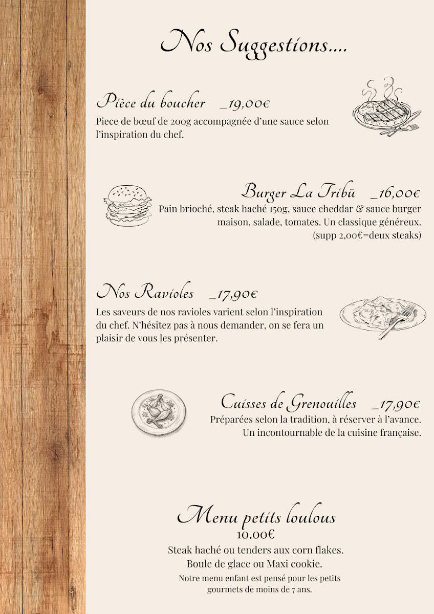 La tribü Restaurant Photo Menu 1