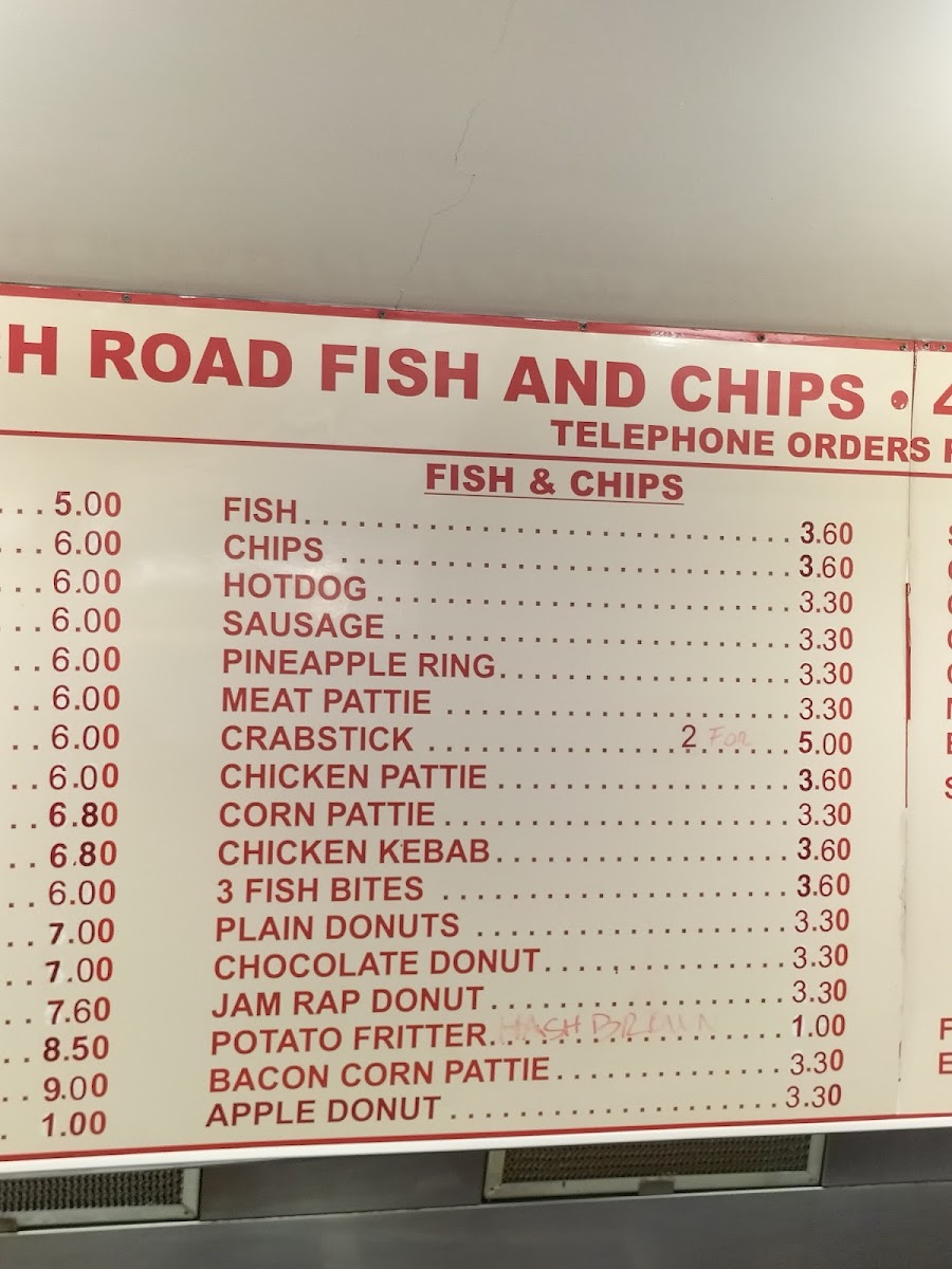 Beach Road Fish & Chips Photo Menu 4