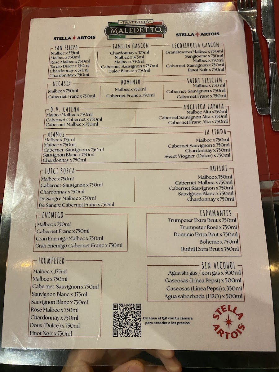 Maledetto Trattoria - Villa Luro Photo Menu 2