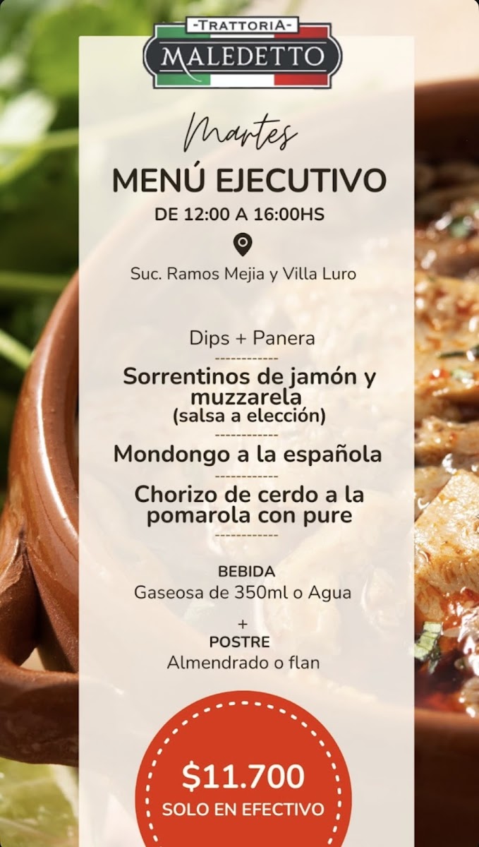 Maledetto Trattoria - Villa Luro Photo Menu 4