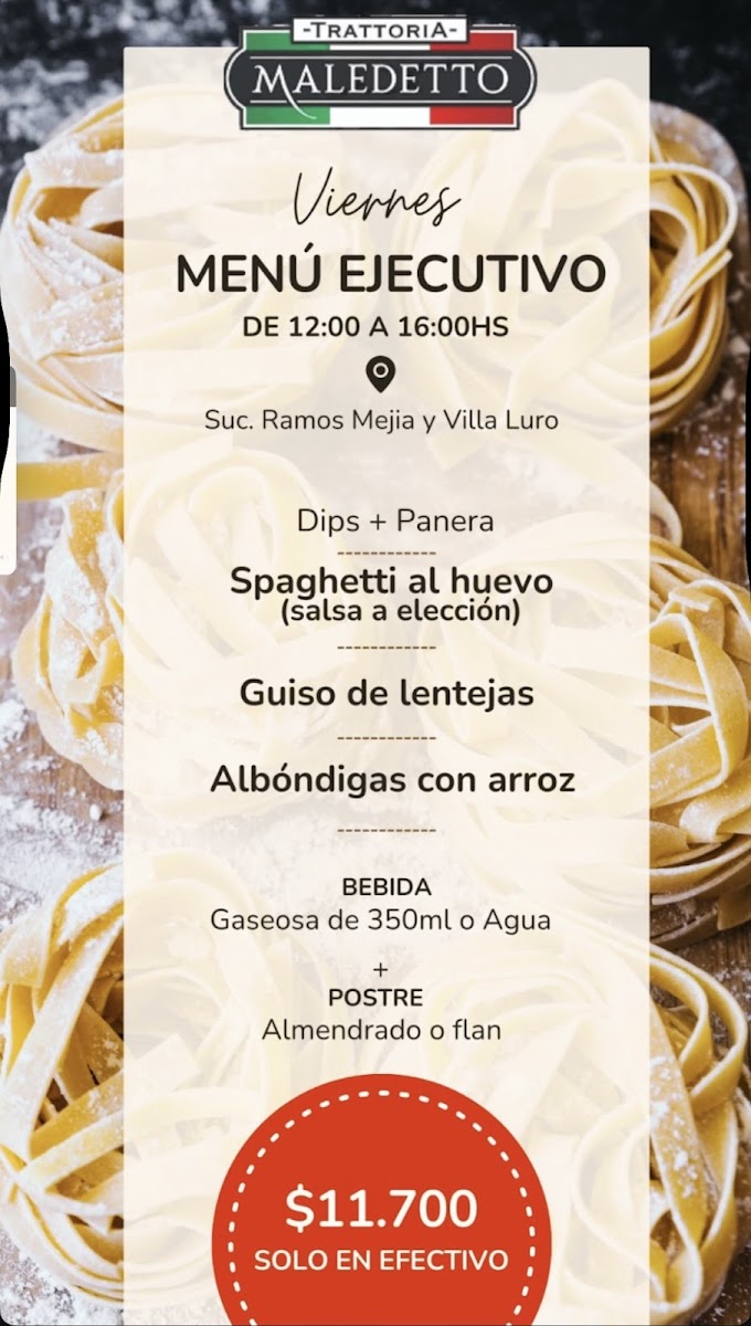 Maledetto Trattoria - Villa Luro Photo Menu 8