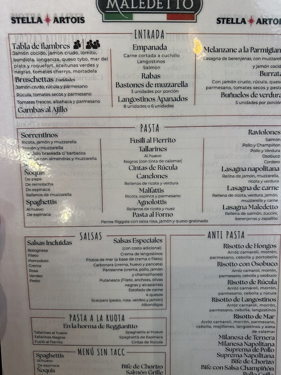Maledetto Trattoria - Villa Luro Photo Menu 9