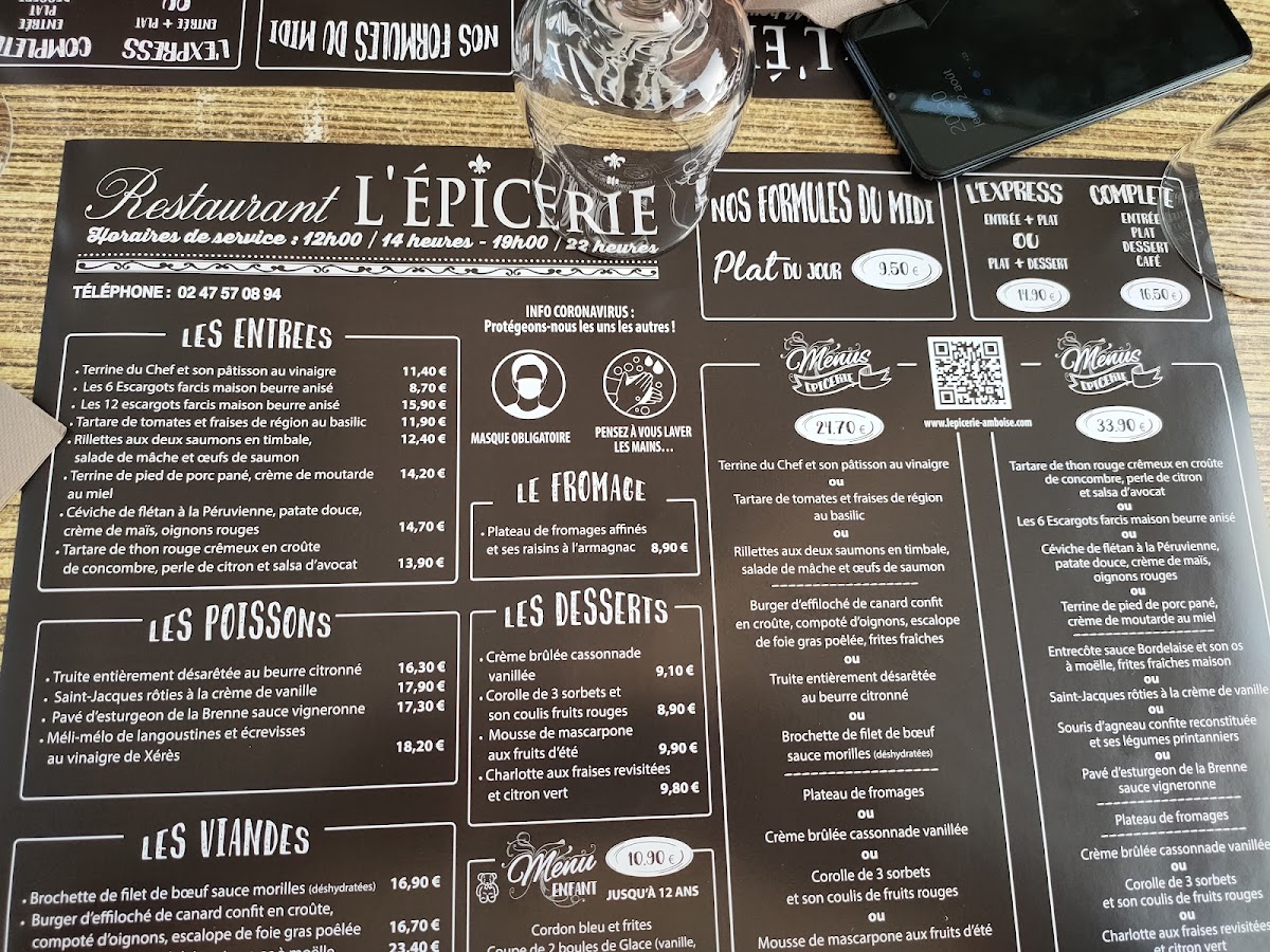 L'Epicerie Photo Menu 10