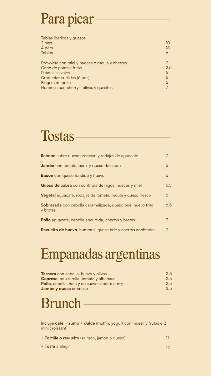 El Candil | Bar Café & Brunch Photo Menu 2