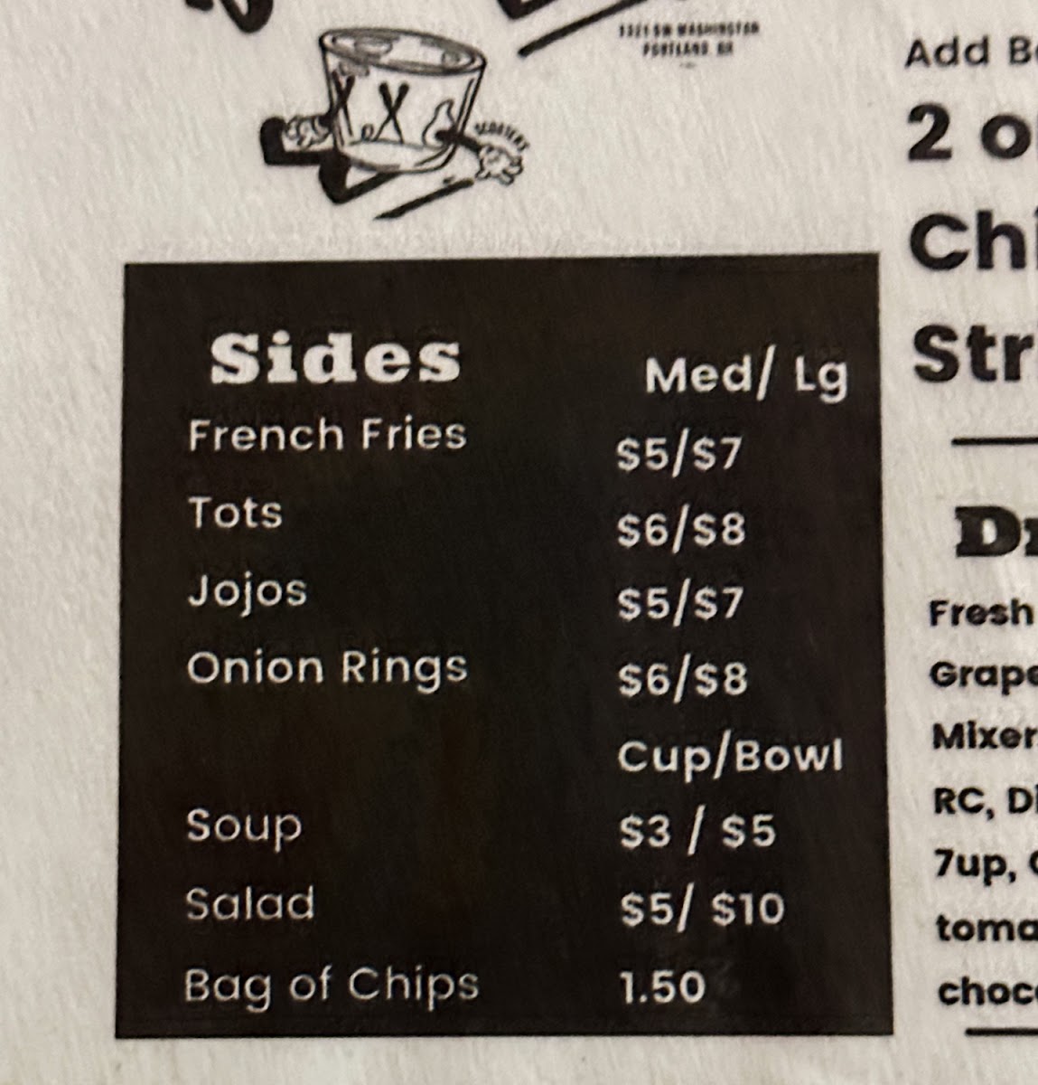 Scooter McQuades Photo Menu 8