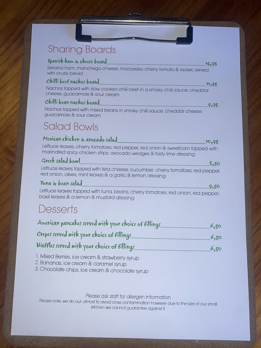 Peppers Bar & Kitchen Photo Menu 4