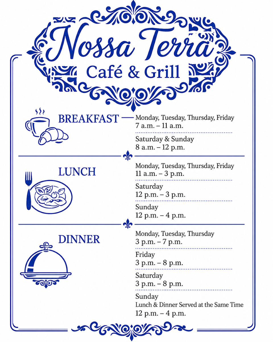 Nossa Terra Cafe Photo Menu 10