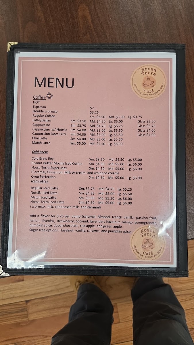 Nossa Terra Cafe Photo Menu 5