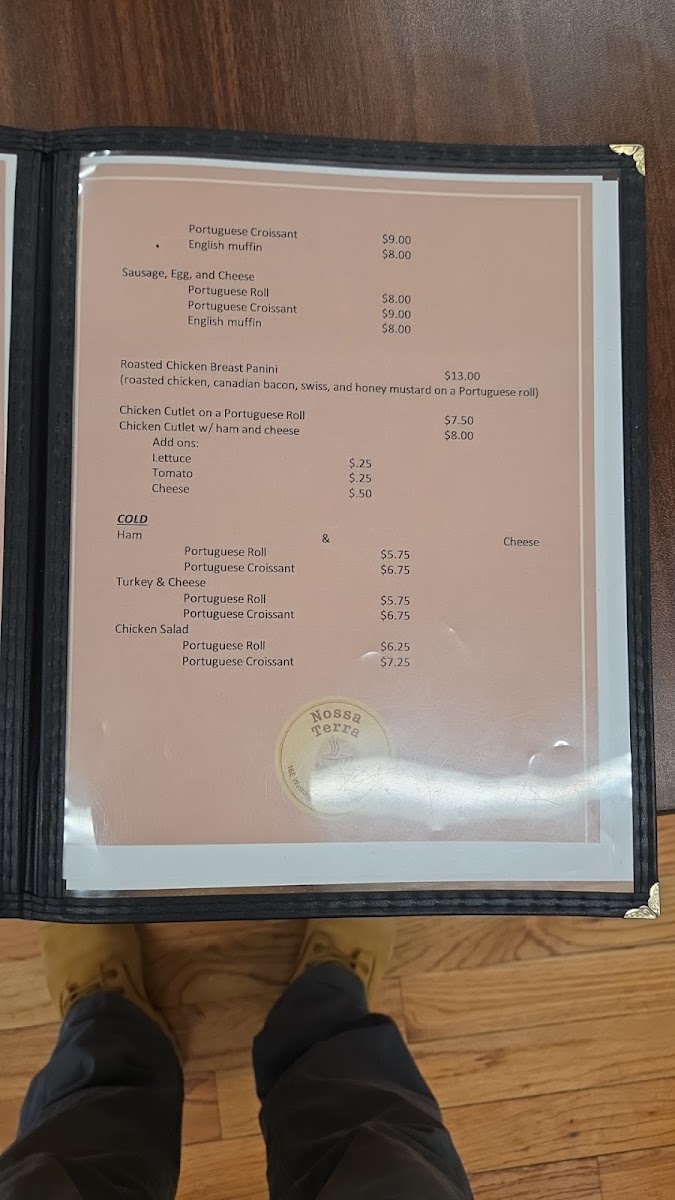 Nossa Terra Cafe Photo Menu 6