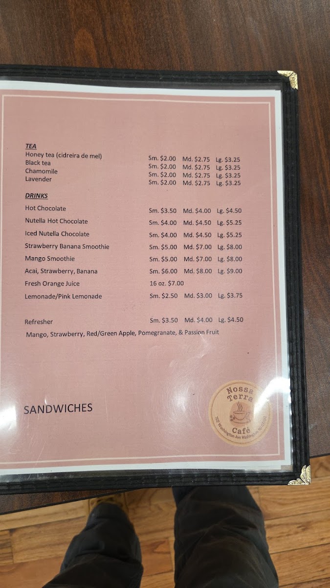Nossa Terra Cafe Photo Menu 7