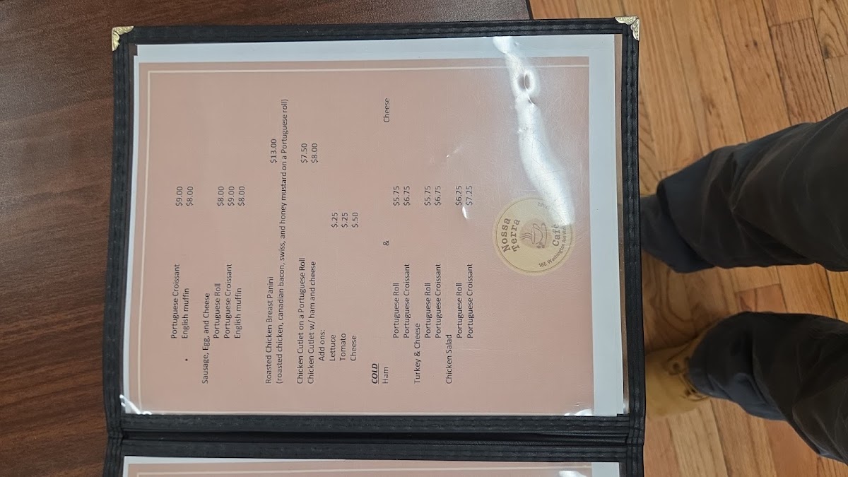 Nossa Terra Cafe Photo Menu 8