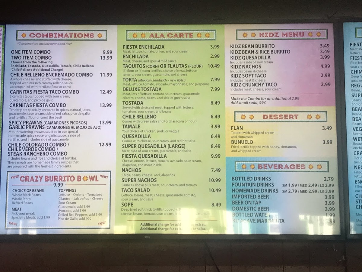Taco Loco Photo Menu 3