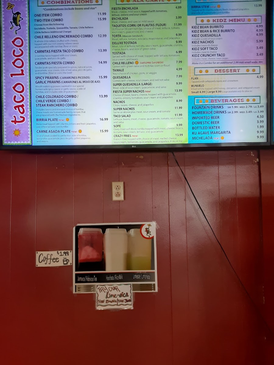 Taco Loco Photo Menu 5