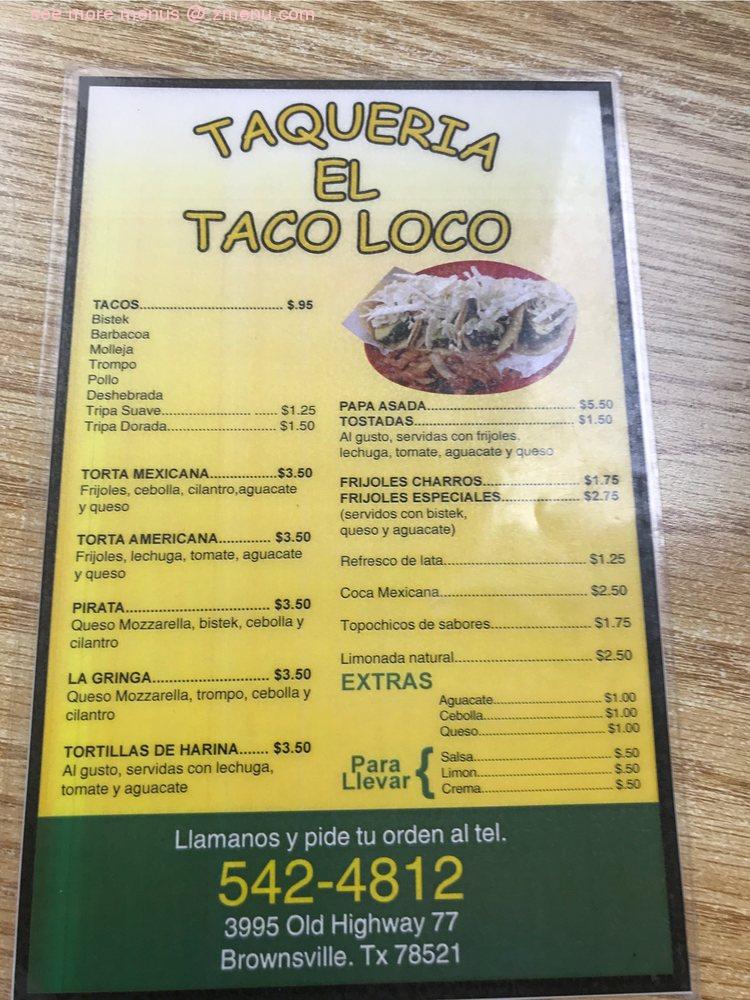 Taco Loco Photo Menu 7