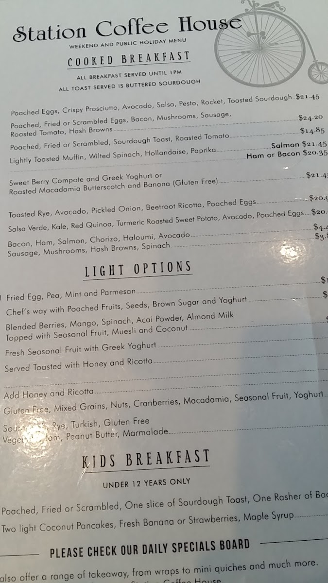 Station Coffee House Photo Menu 10