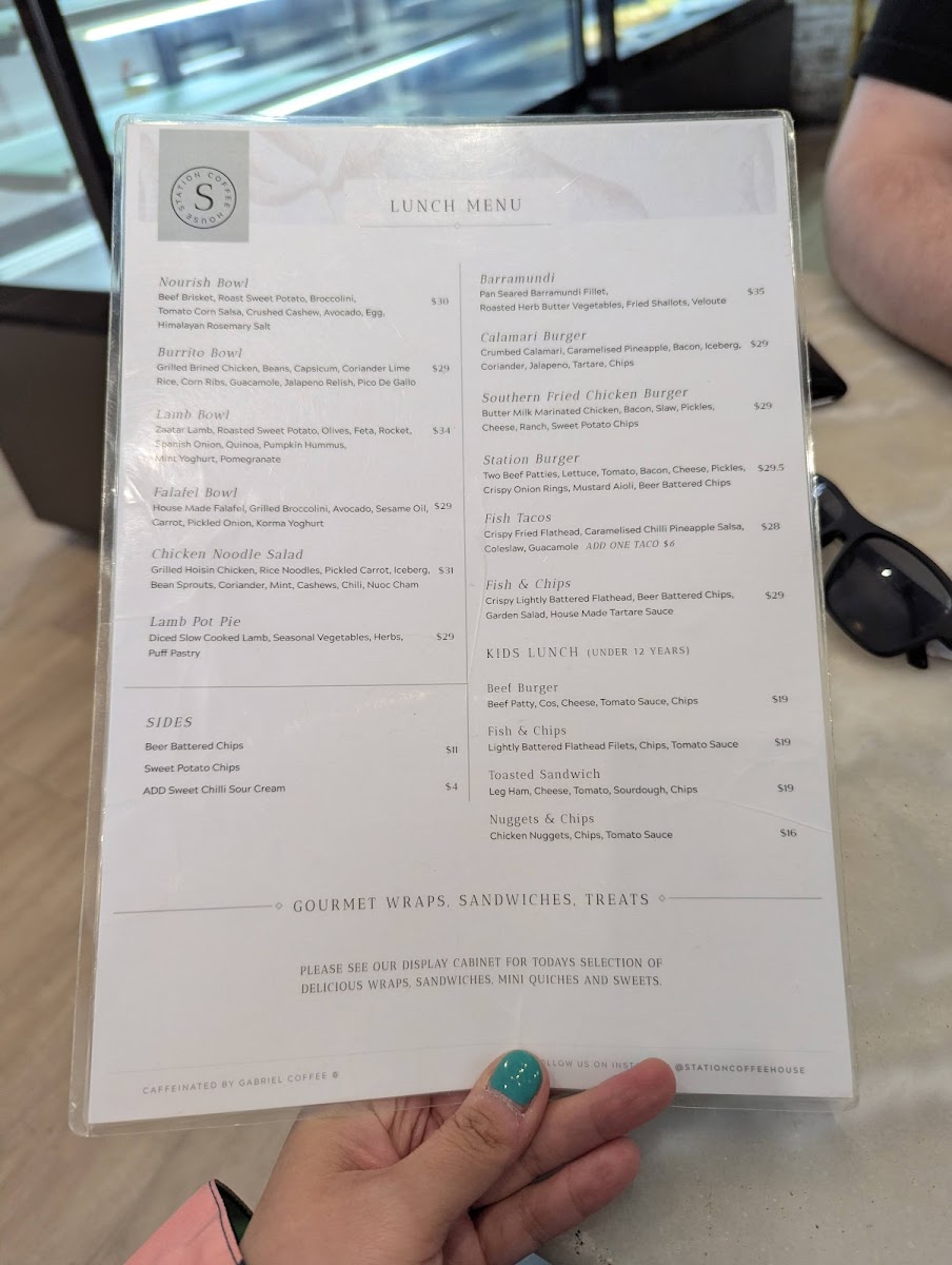 Station Coffee House Photo Menu 2