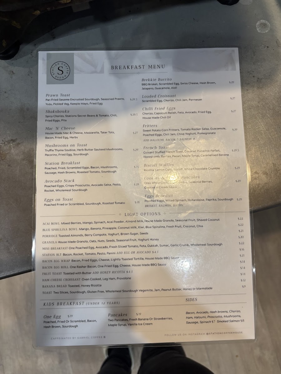 Station Coffee House Photo Menu 3