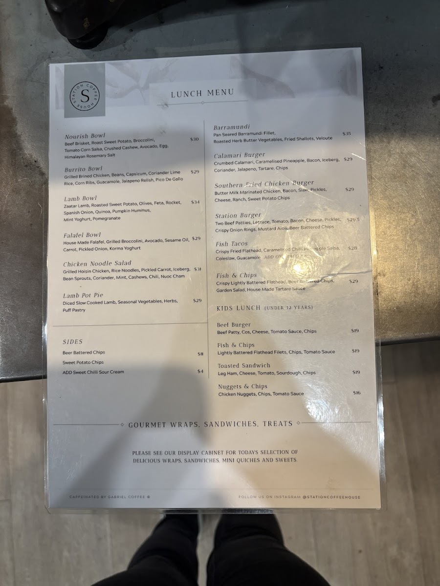 Station Coffee House Photo Menu 4