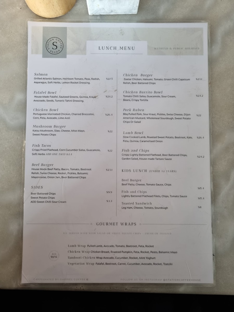 Station Coffee House Photo Menu 6