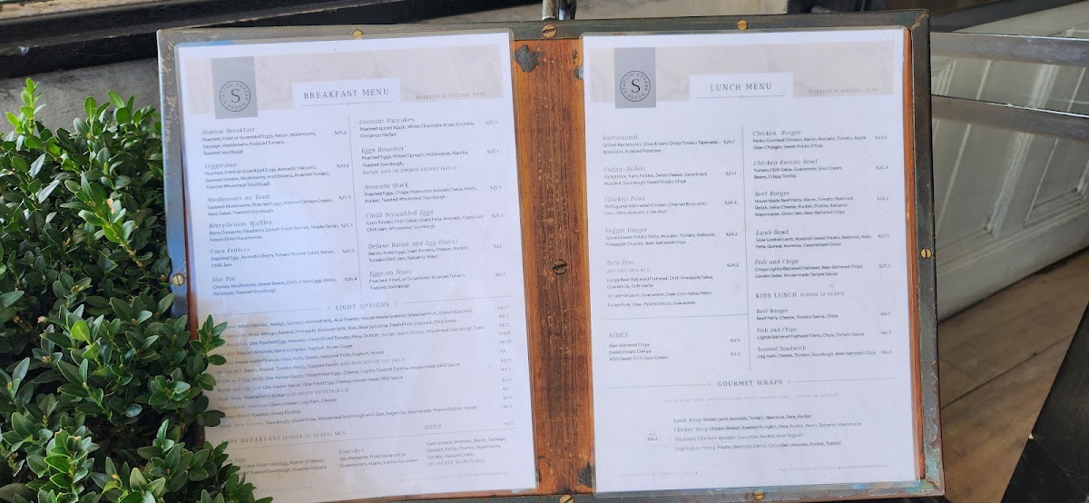 Station Coffee House Photo Menu 8