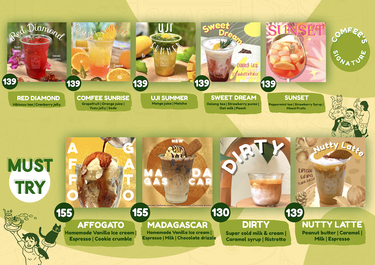 Comfee Cafe & Brunch - Phuket Old Town Photo Menu 3