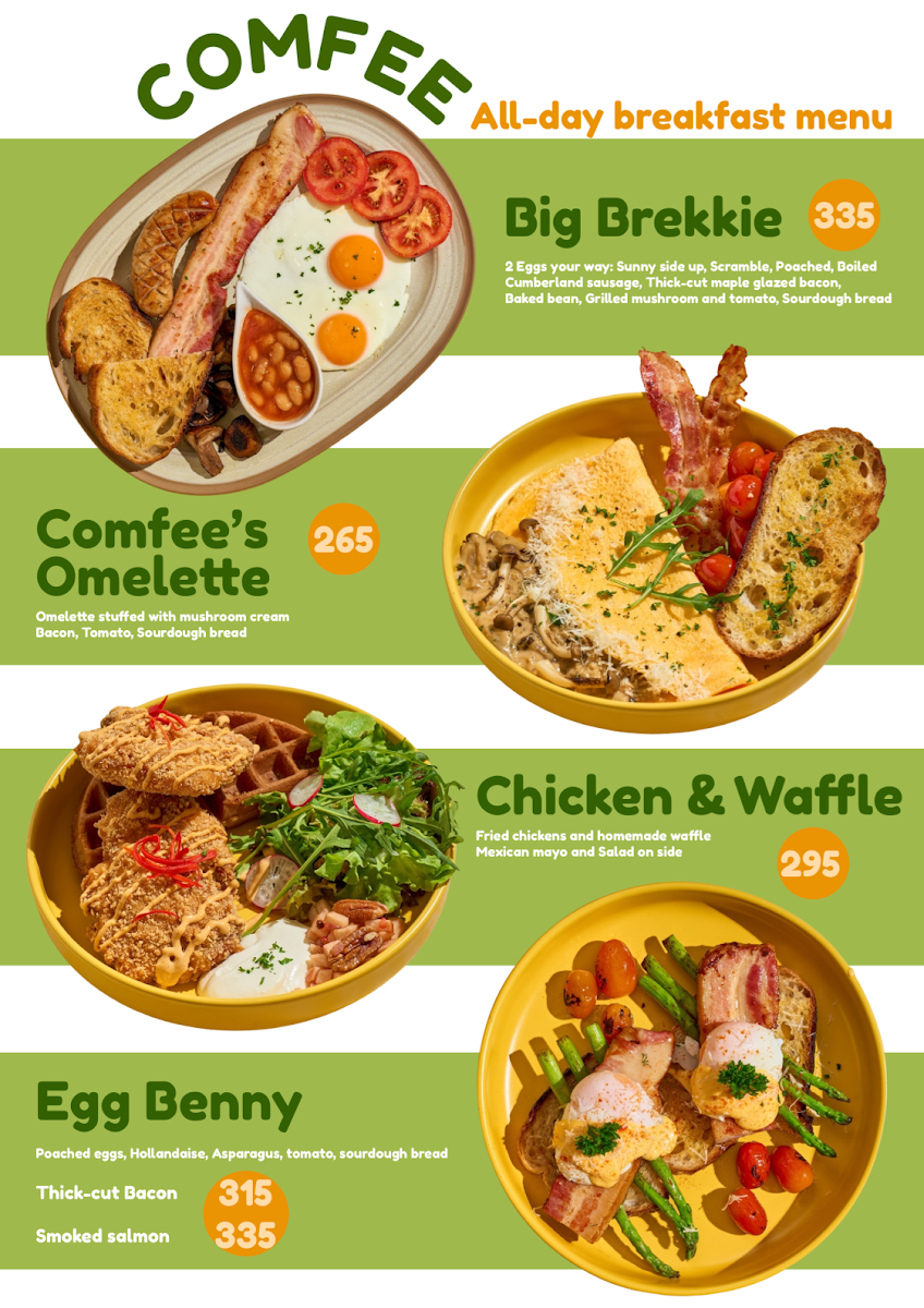 Comfee Cafe & Brunch - Phuket Old Town Photo Menu 5