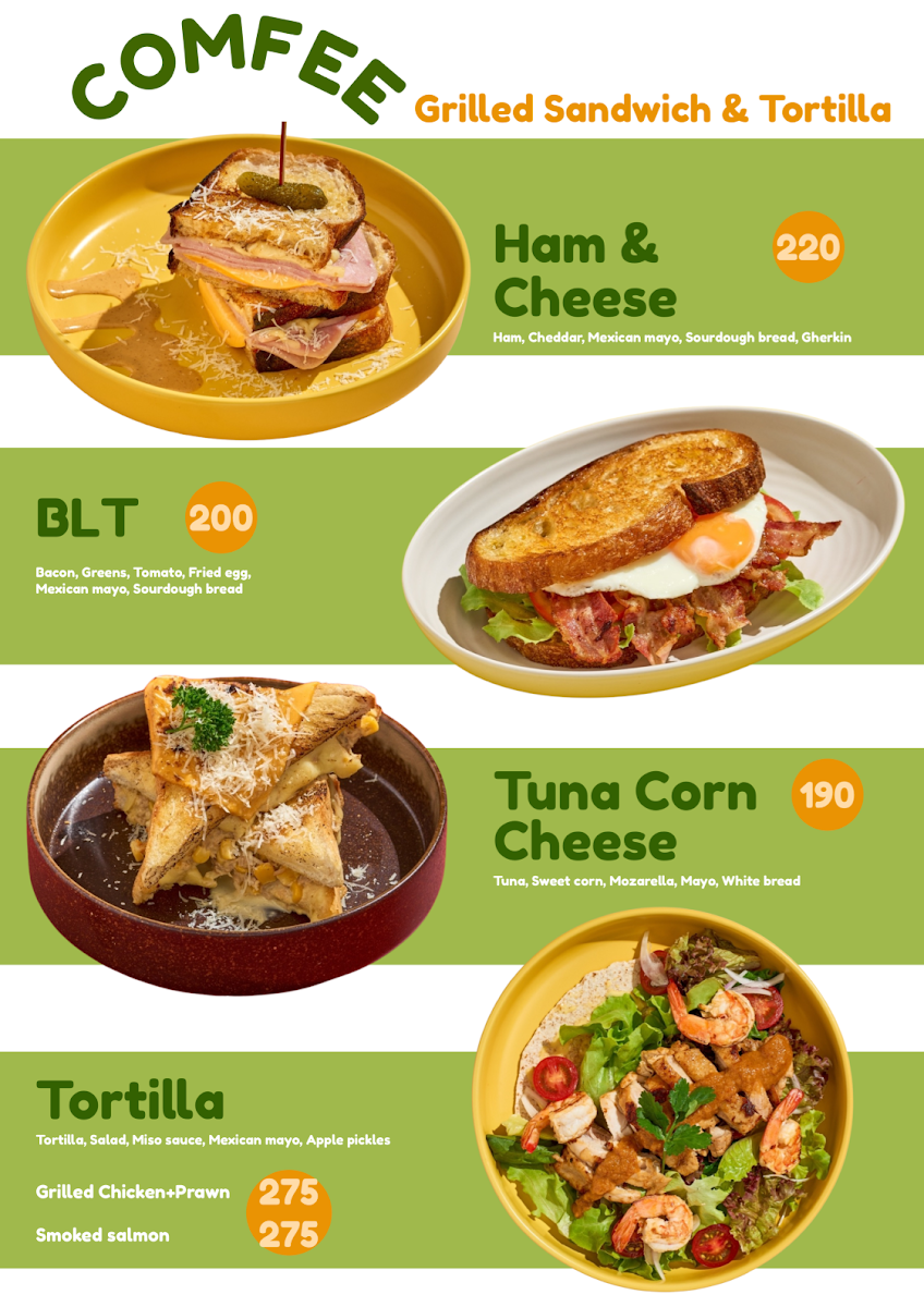 Comfee Cafe & Brunch - Phuket Old Town Photo Menu 6