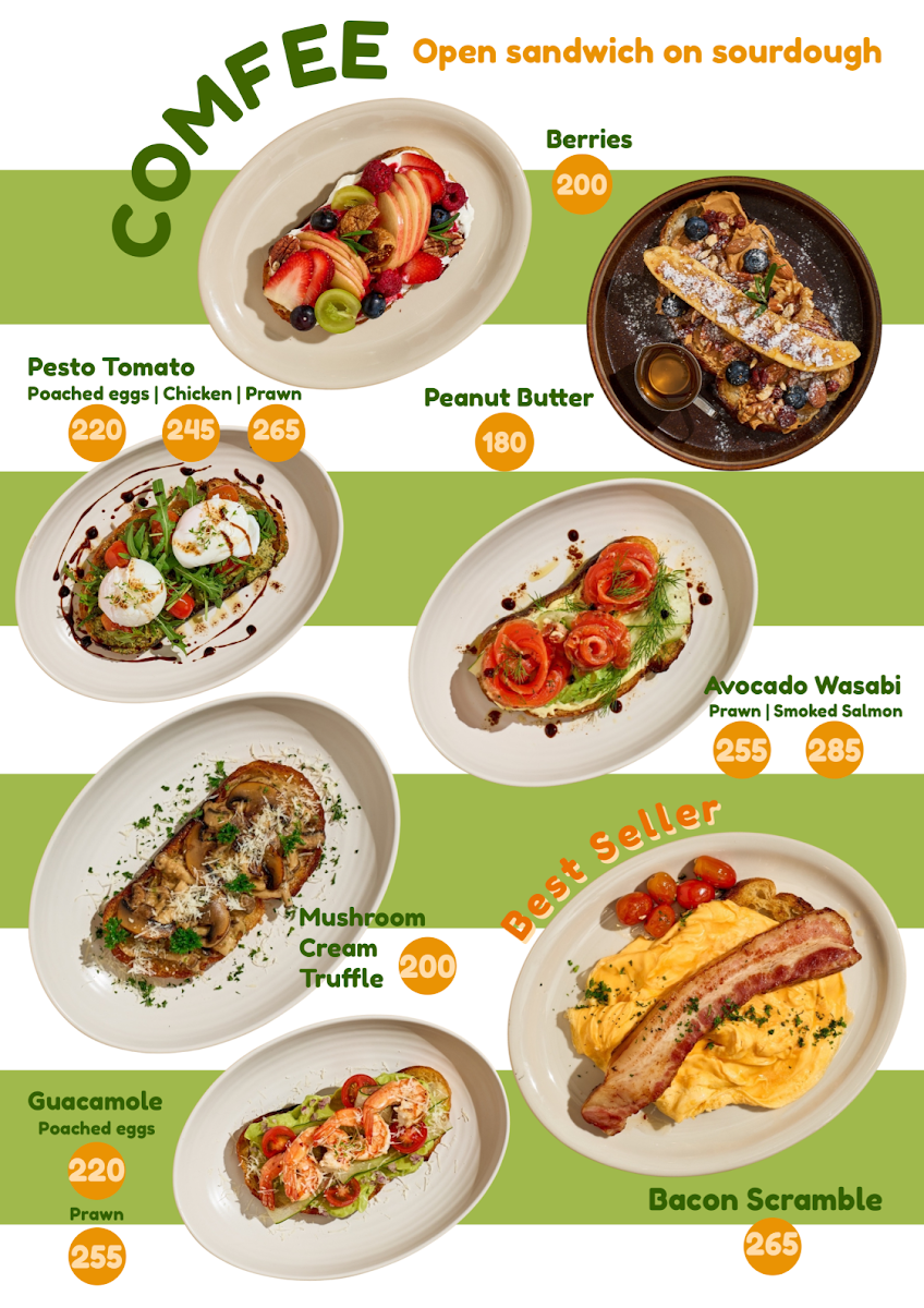 Comfee Cafe & Brunch - Phuket Old Town Photo Menu 8