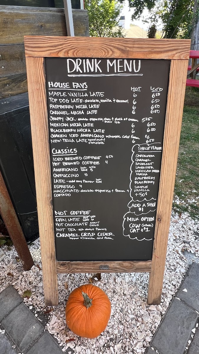 SipJack Coffee Photo Menu 1
