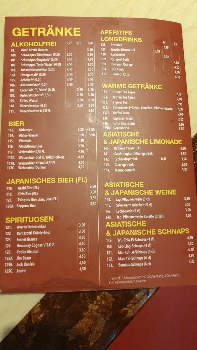 Hokkaido Running Sushi Restaurant Photo Menu 2