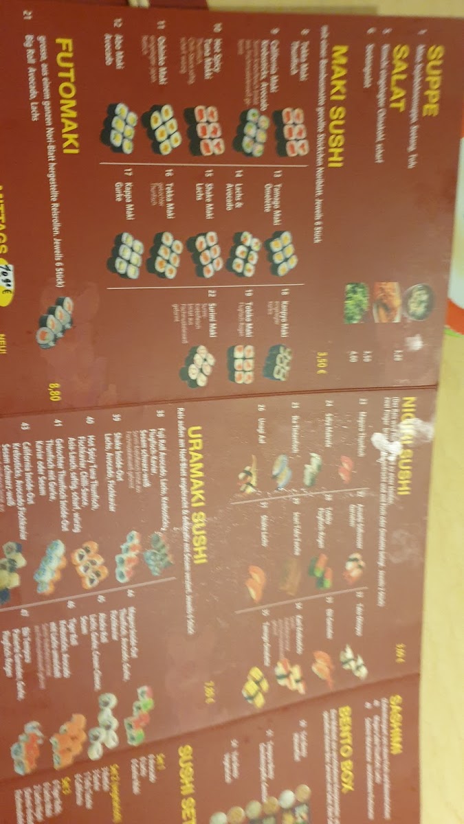 Hokkaido Running Sushi Restaurant Photo Menu 3