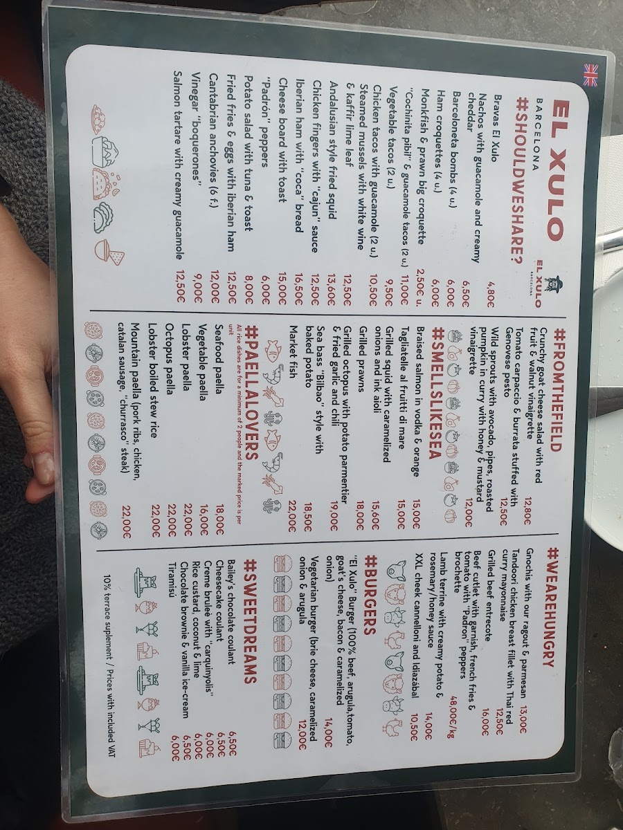 El Xulo Photo Menu 10