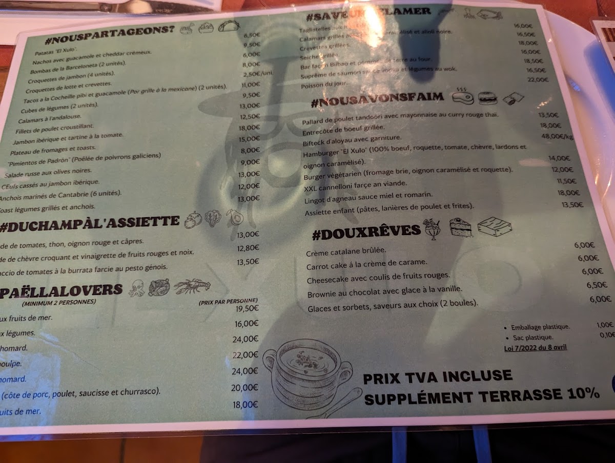 El Xulo Photo Menu 8
