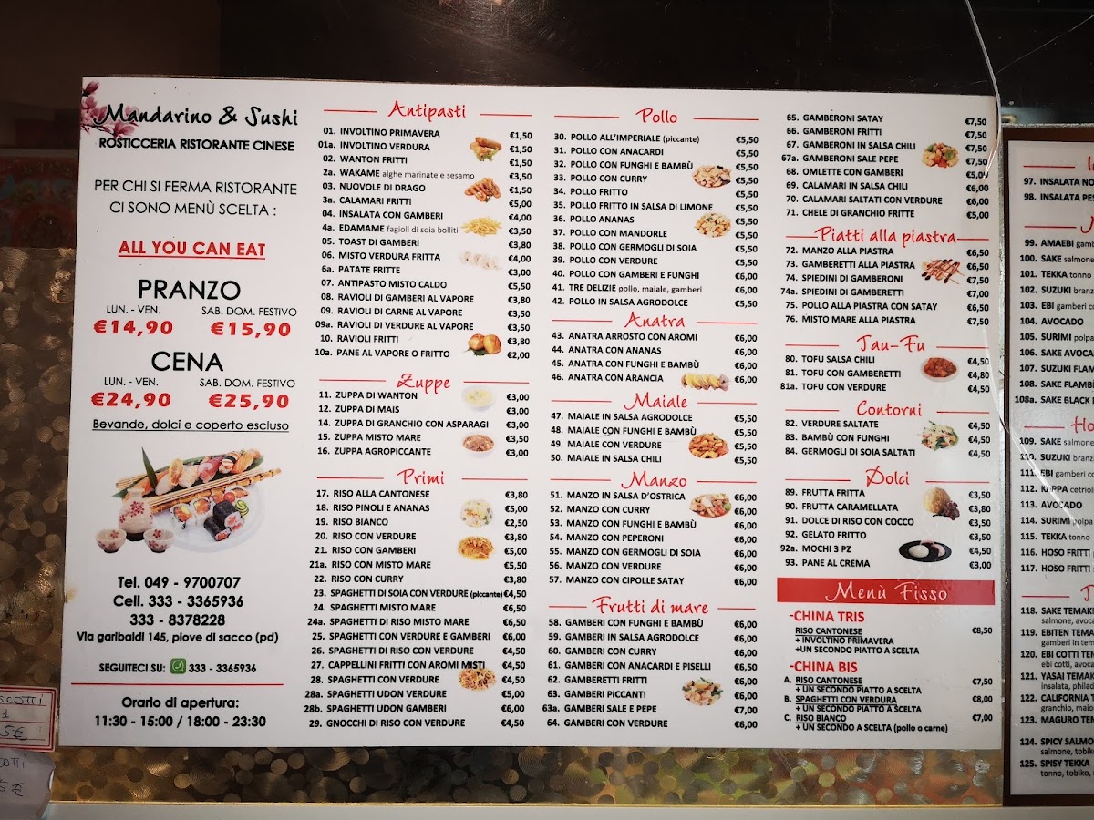 Ristorante Rosticceria Cinese Mandarino Photo Menu 2