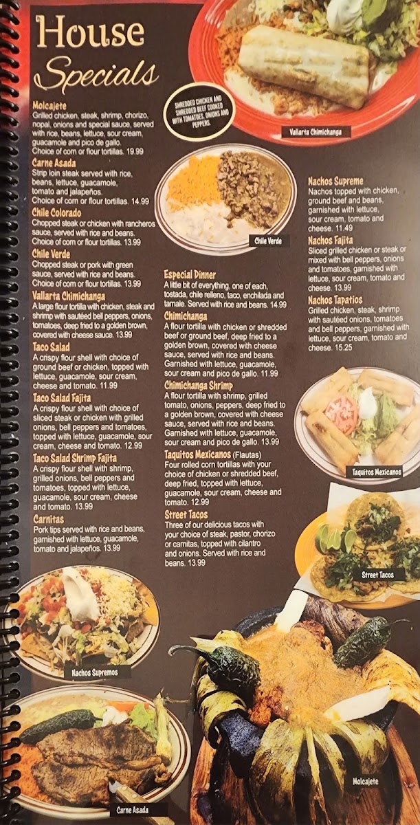 Los Hermanos Dos Mexican Restaurant Photo Menu 2