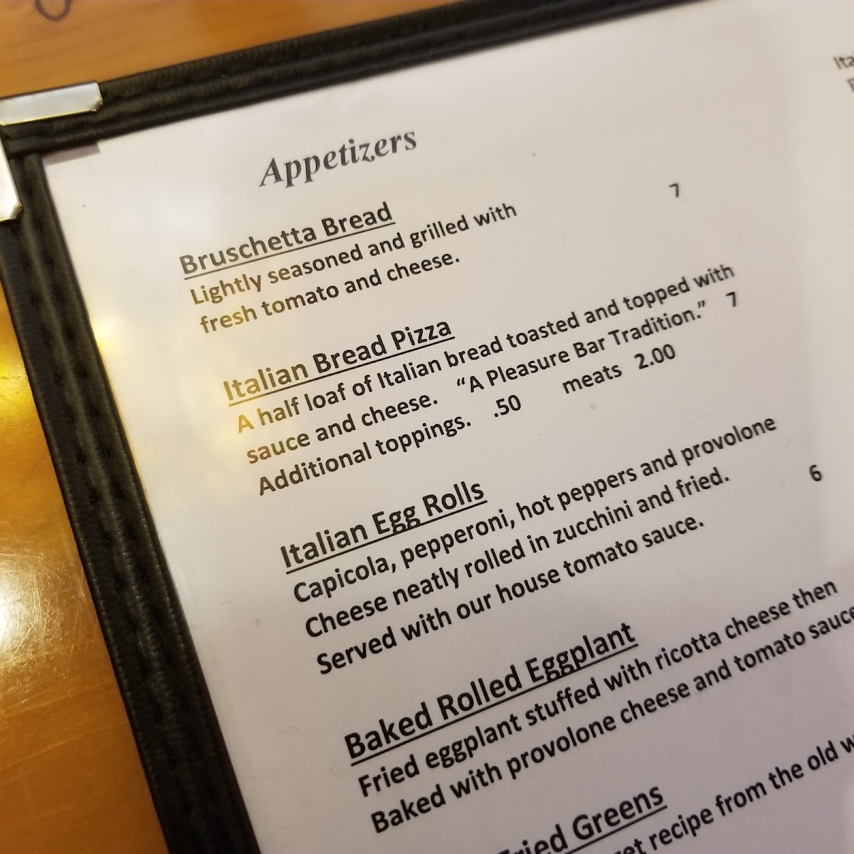 Pleasure Bar Photo Menu 8