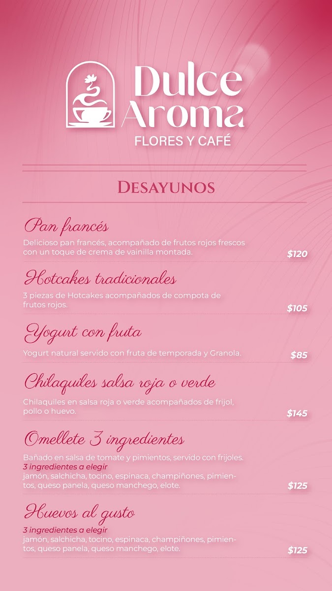 Dulce Aroma Flores y café Photo Menu 2