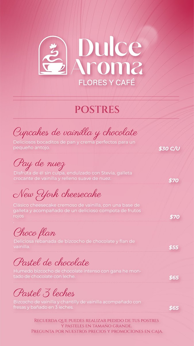 Dulce Aroma Flores y café Photo Menu 3