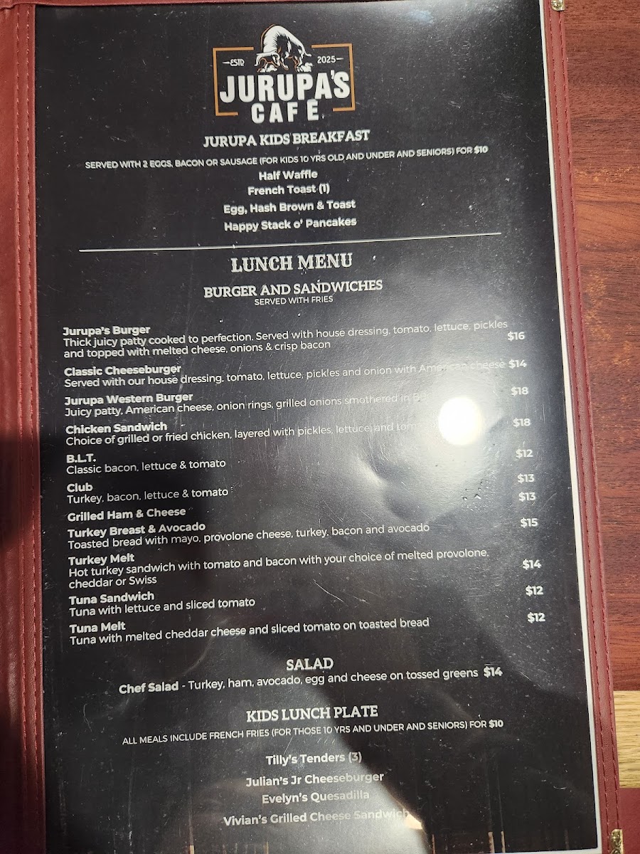 Jurupa's Cafe Photo Menu 2