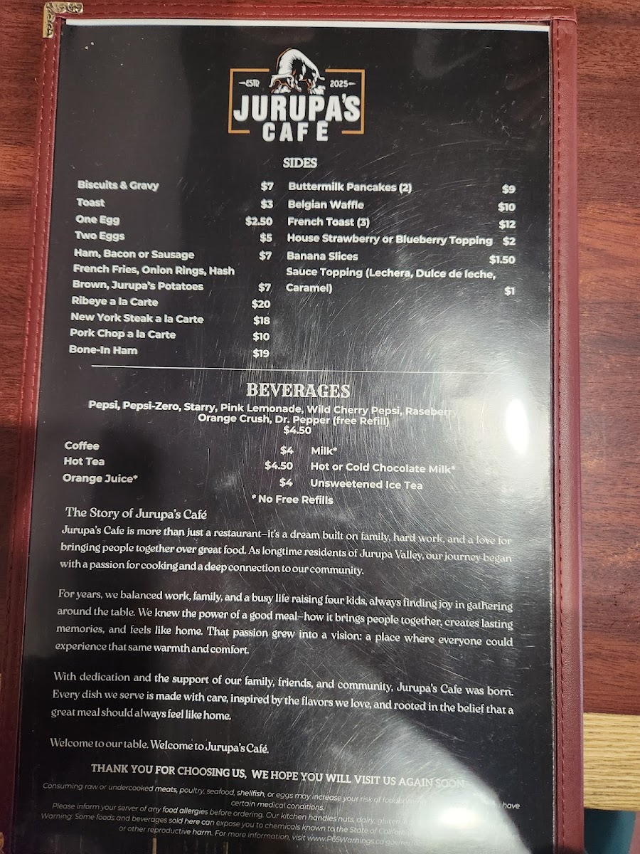 Jurupa's Cafe Photo Menu 3