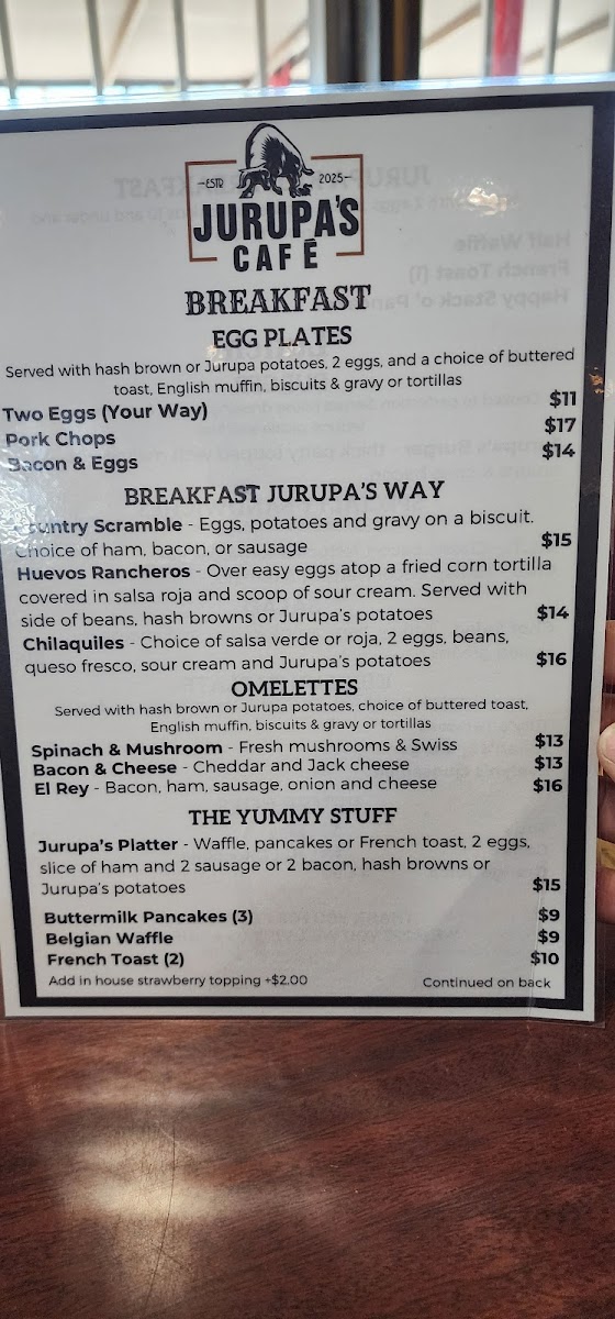 Jurupa's Cafe Photo Menu 6
