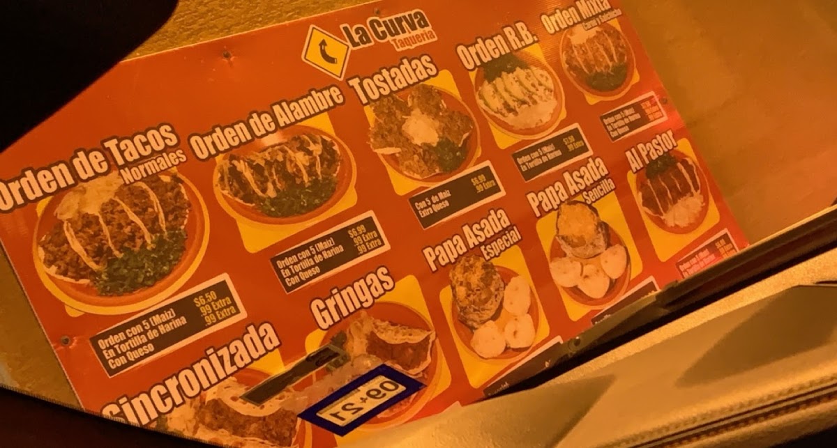 La Curva Taqueria, Mission Tx. Photo Menu 9