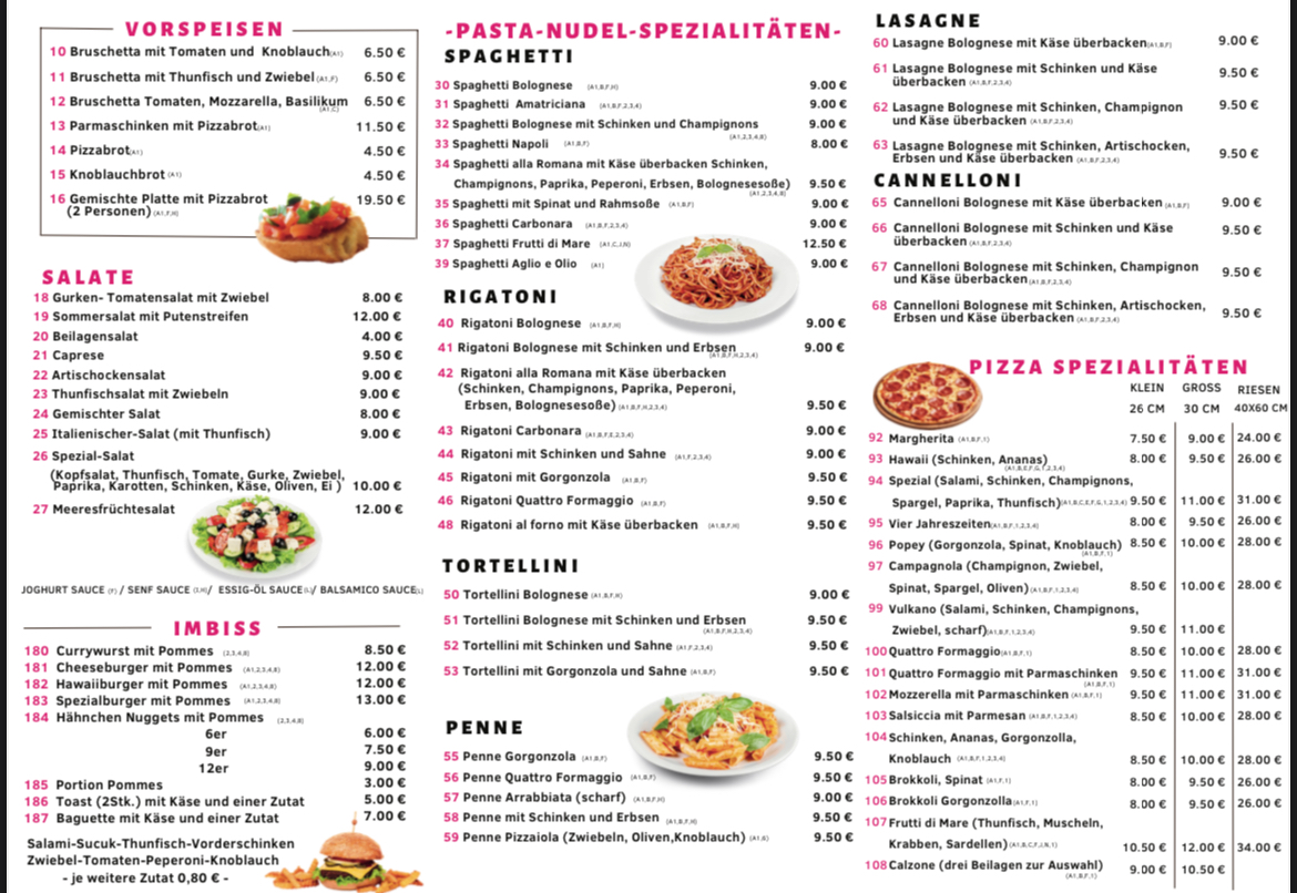 Lobensteiner Pizzeria Photo Menu 2