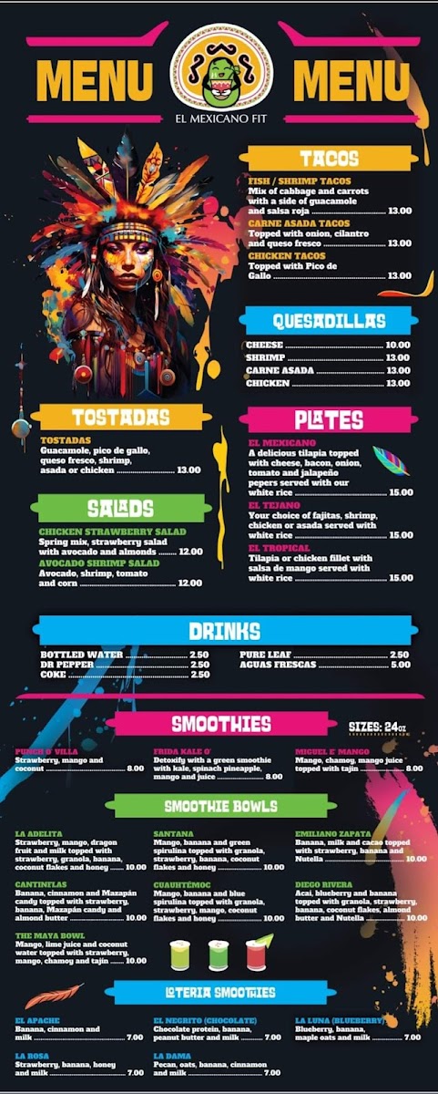 El Mexicano Fit Photo Menu 3