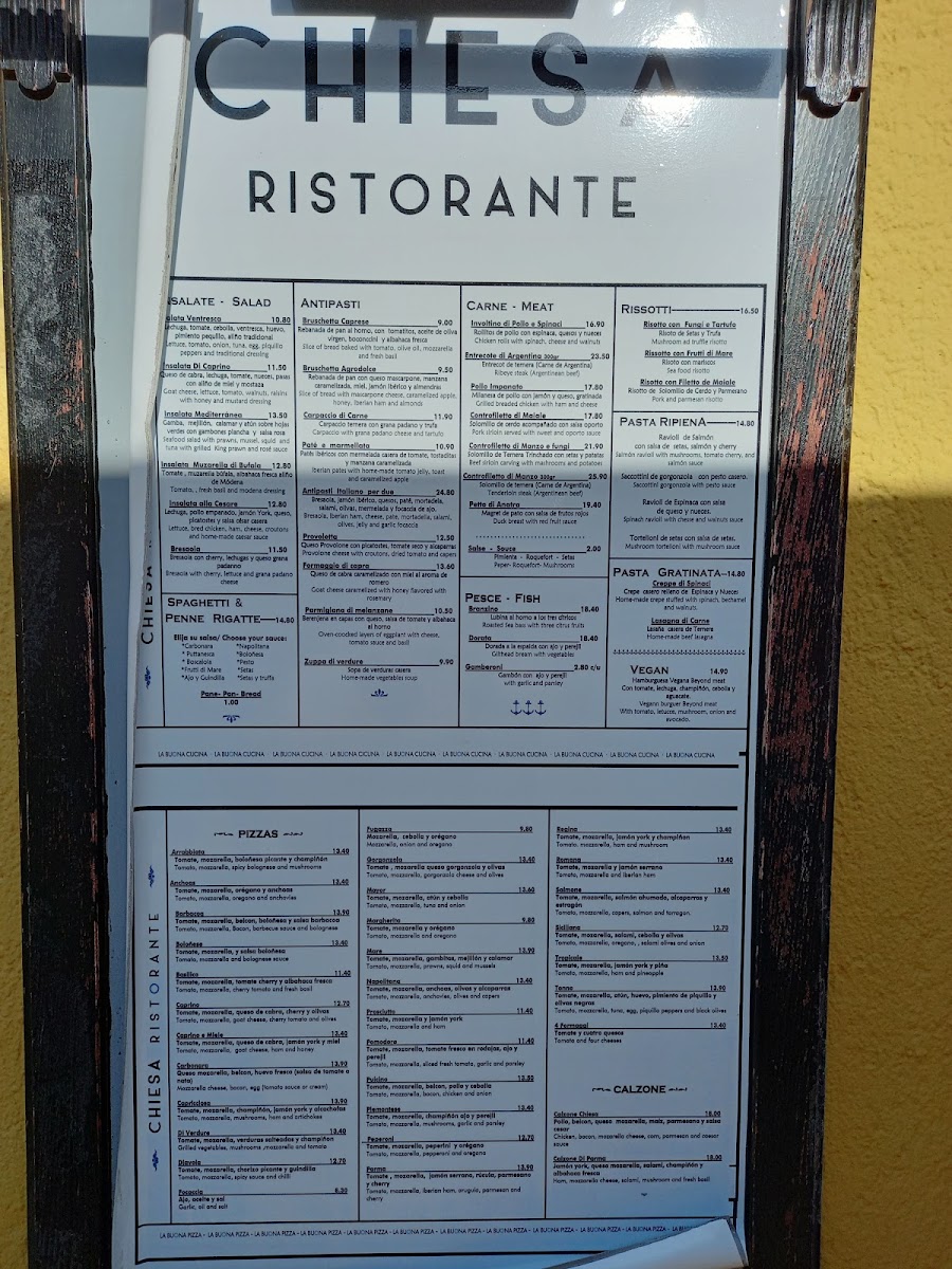 Restaurante Chiesa Photo Menu 3
