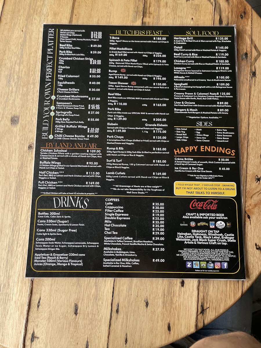 Horse And River Pub & Grill Photo Menu 2