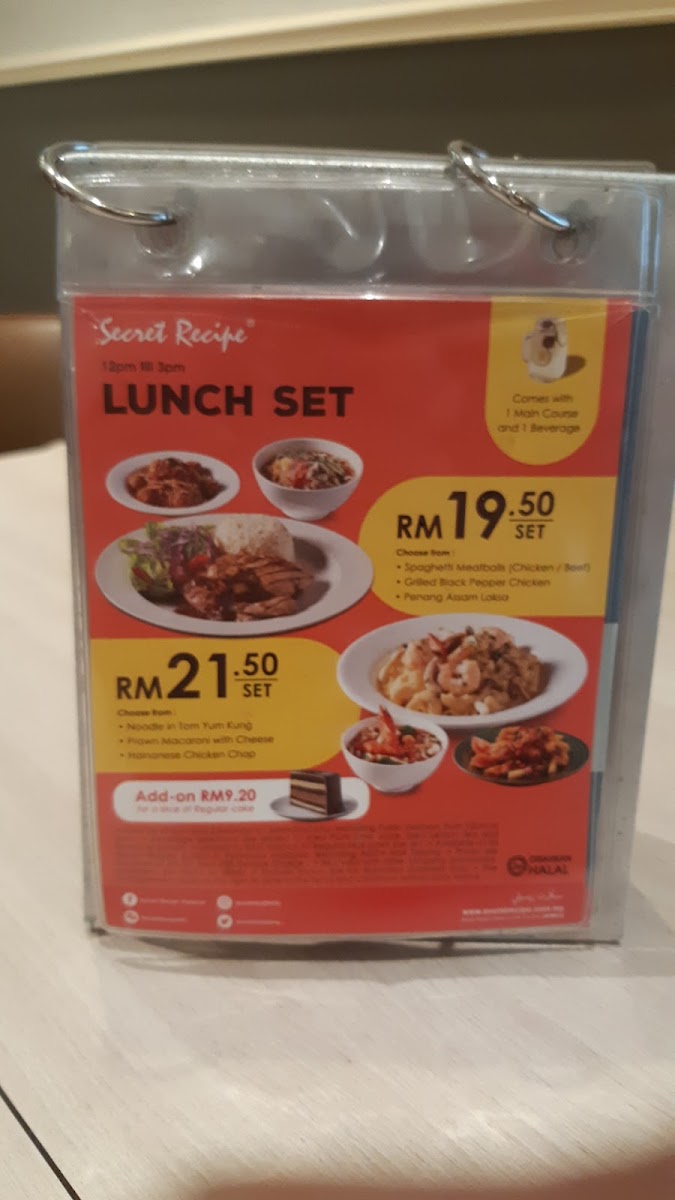 Secret Recipe Puncak Alam Photo Menu 5